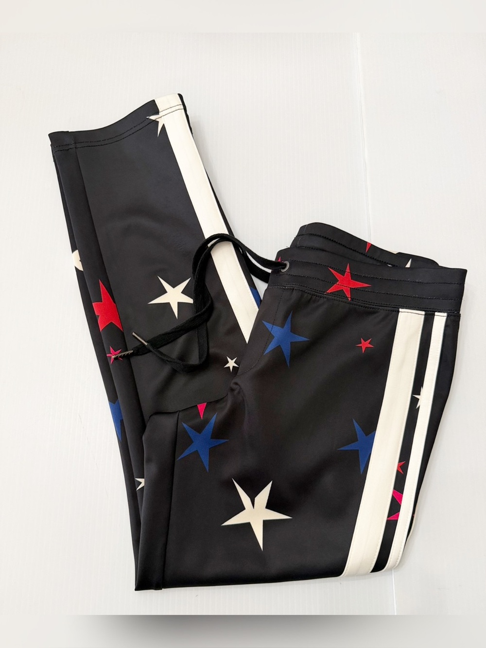 Pam & Gela Star-Print Cropped Track Pants - S